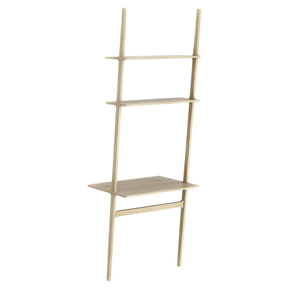 Hot Swedese Libri writing table, Oak laquered Beige