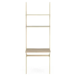 Hot Swedese Libri writing table, Oak laquered Beige