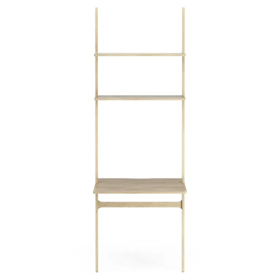 Hot Swedese Libri writing table, Oak laquered Beige