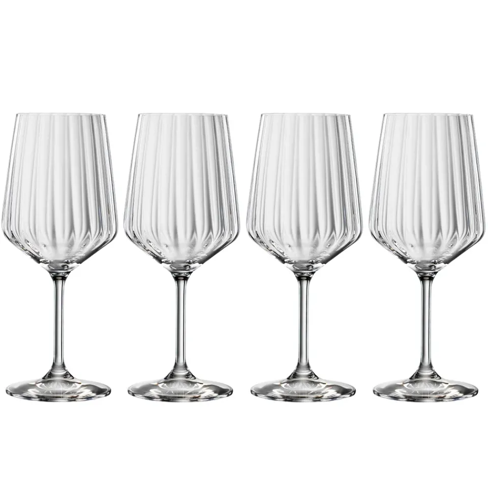 Wine Glasses^Spiegelau LifeStyle red wine glass 4-pack, 63 cl Transparent