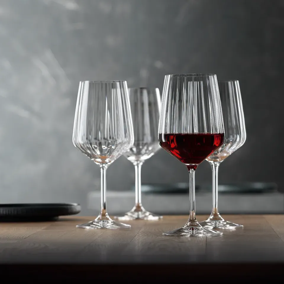 Wine Glasses^Spiegelau LifeStyle red wine glass 4-pack, 63 cl Transparent