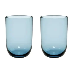 Long Drink & Highball Glasses^Villeroy & Boch Like long drink glass 38.5 cl 2-pack, Ice Blue