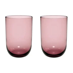 Hot Villeroy & Boch Like long drink glass 38.5 cl 2-pack, Grape Purple