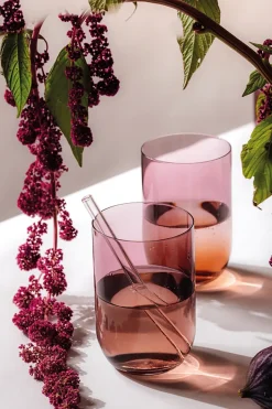 Hot Villeroy & Boch Like long drink glass 38.5 cl 2-pack, Grape Purple