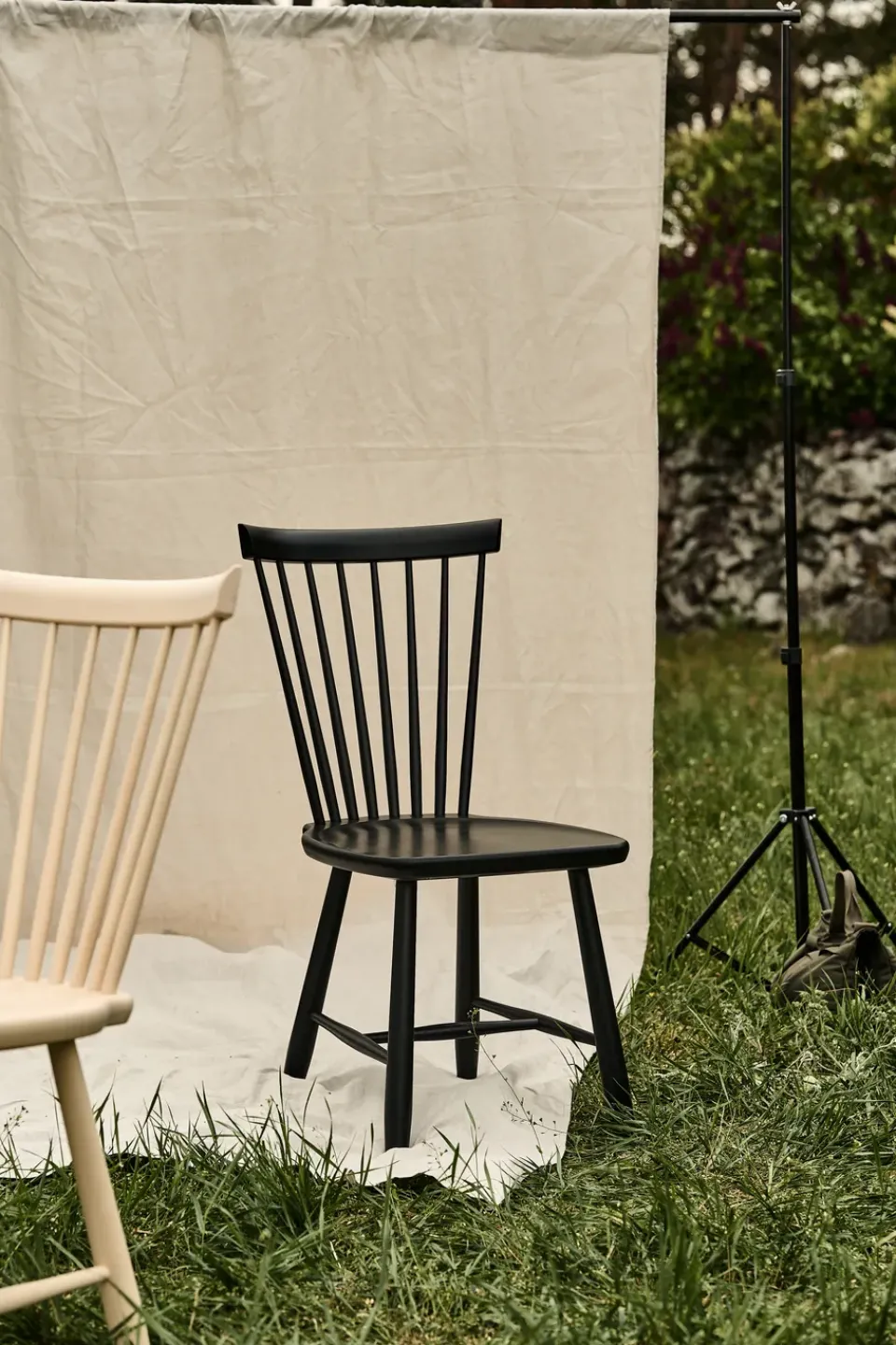 Sale Stolab Lilla Åland chair, (beech) Black