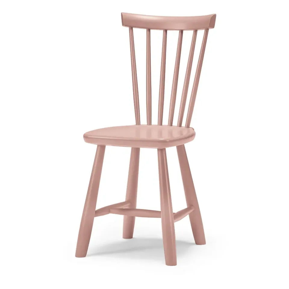 Best Stolab Lilla Åland children's chair birch 33 cm, Malva 27 Pink