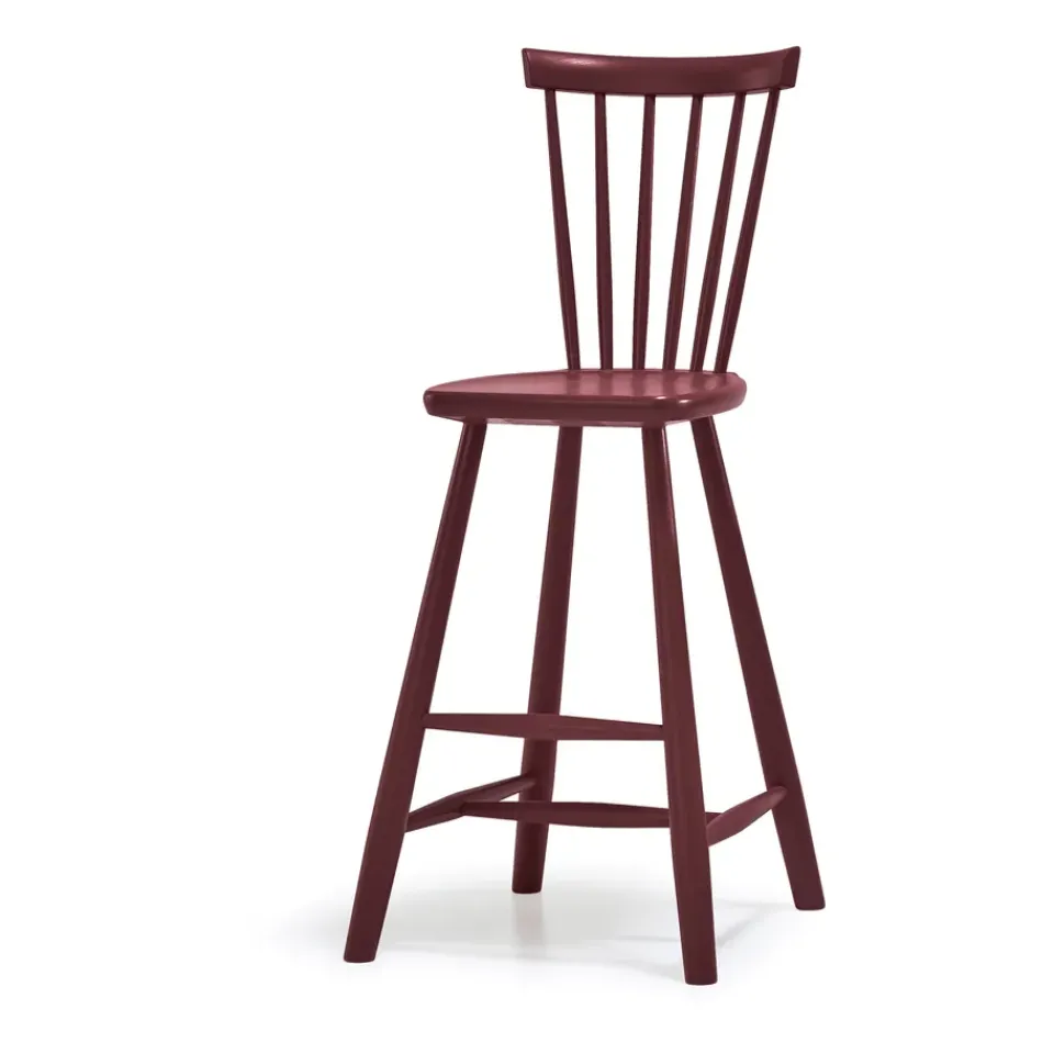 New Stolab Lilla Åland children's chair beech 52 cm, Lingon 19 Red