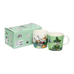 Moomin Arabia Lilla My & Snusmumriken Moomin mug 2 pieces, 30 cl Multi