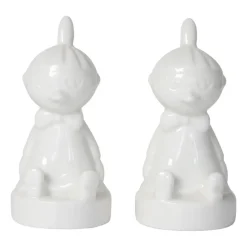 Salt & Pepper Grinders|Salt & Pepper Shakers^Pluto Design Lilla My salt and pepper shakers ceramic, White