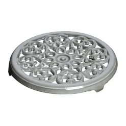 Clearance STAUB Lilly cast iron coaster Ø23 cm, Graphite- Grey