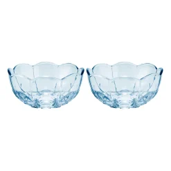Dessert Bowls|Breakfast Bowls^Holmegaard Lily bowl Ø13 cm 2-pack, iris Blue