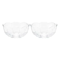 Dessert Bowls|Breakfast Bowls^Holmegaard Lily bowl Ø13 cm 2-pack, Clear Transparent