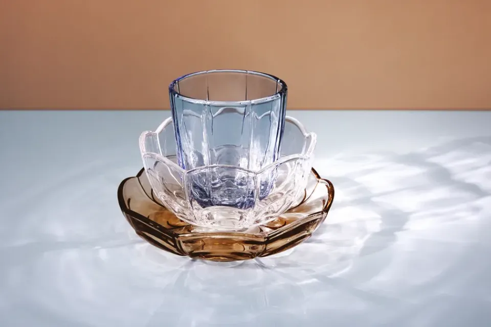 Dessert Bowls|Breakfast Bowls^Holmegaard Lily bowl Ø13 cm 2-pack, Clear Transparent