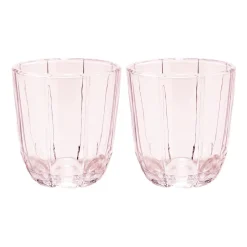 Outlet Holmegaard Lily drinking glass 32 cl 2-pack, Cherry blossom Pink