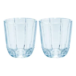 Best Holmegaard Lily drinking glass 32 cl 2-pack, iris Blue