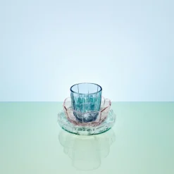 Best Holmegaard Lily drinking glass 32 cl 2-pack, iris Blue