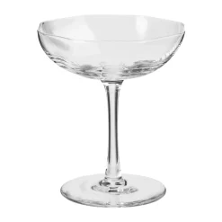 Champagne Glasses^Broste Copenhagen Limfjord champagne glass 17.5 cl, Clear Transparent