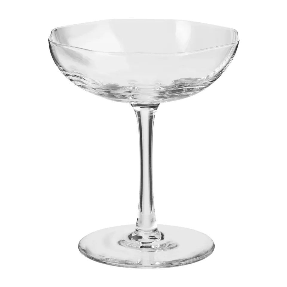Champagne Glasses^Broste Copenhagen Limfjord champagne glass 17.5 cl, Clear Transparent
