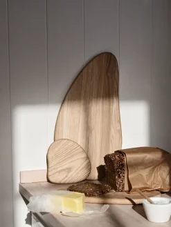 Chopping Boards^Broste Copenhagen Limfjord cutting board 15x13.5 cm, Natural Beige