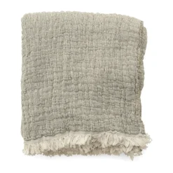 Baby Blankets^Garbo&Friends Lin Mellow blanket 110x110 cm, Kale Beige