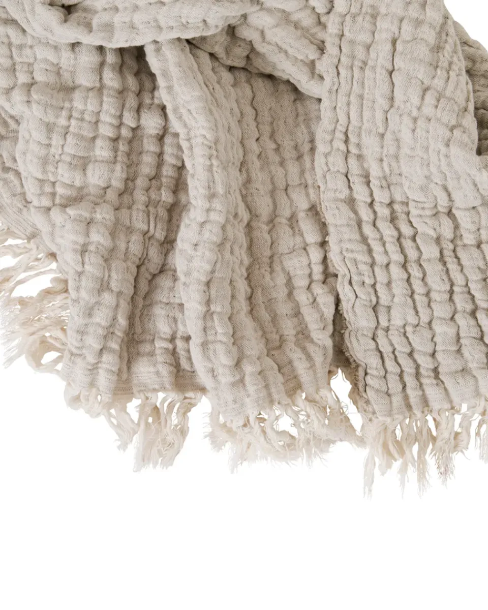 Baby Blankets|Cotton Blankets & Throws^Garbo&Friends Lin Mellow blanket 110x110 cm, Lin Beige