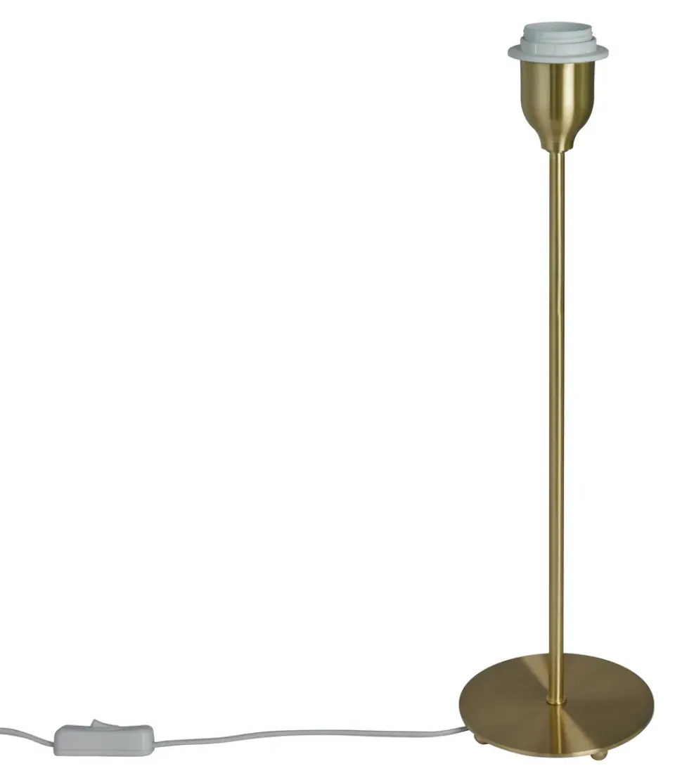 Lamp Bases^Watt & Veke Line 45 lamp base, Gold Gold-coloured