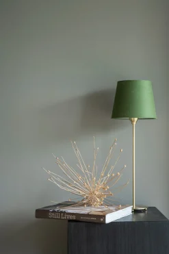Lamp Bases^Watt & Veke Line 45 lamp base, Gold Gold-coloured