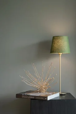 Lamp Bases^Watt & Veke Line 45 lamp base, Gold Gold-coloured