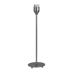 Hot Watt & Veke Line 45 lamp base, Matte chrome Silver-coloured