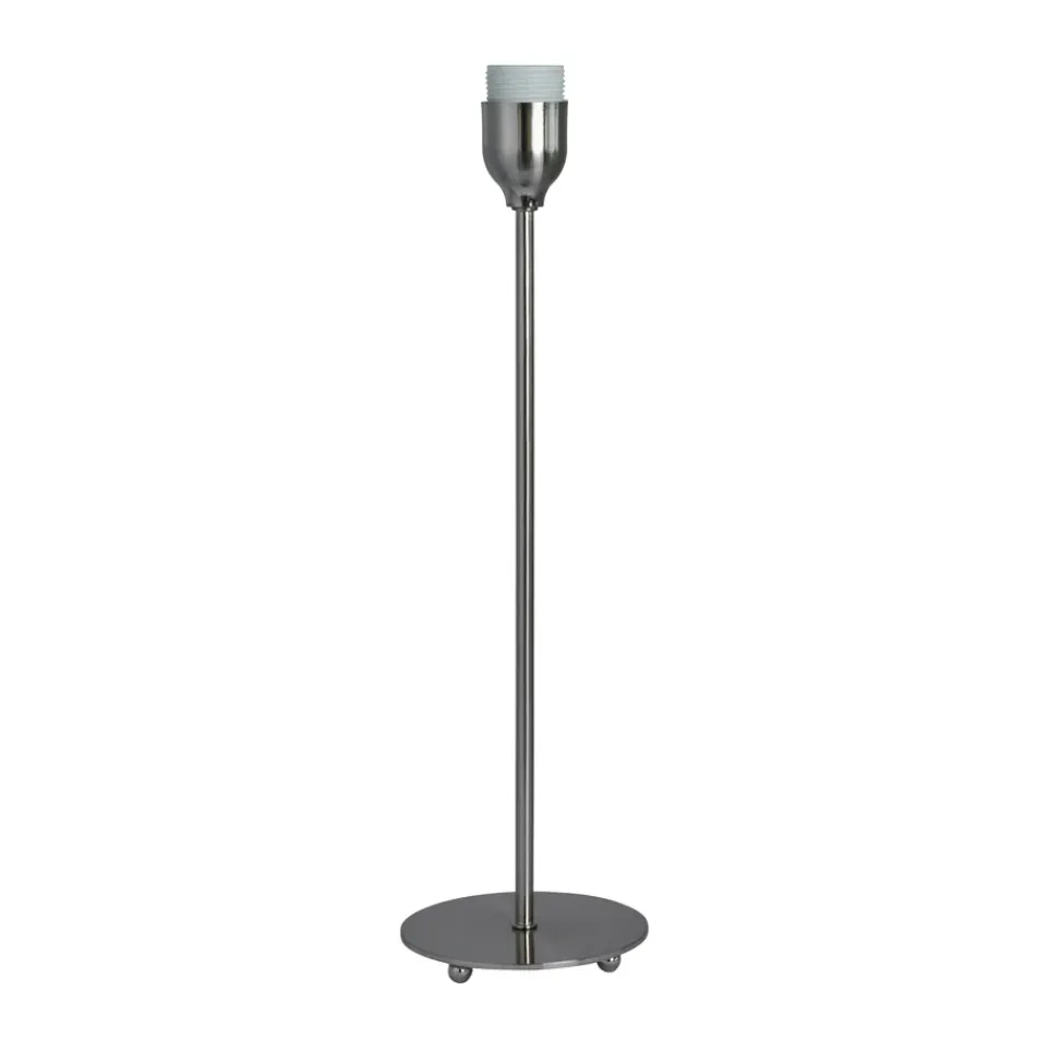 Hot Watt & Veke Line 45 lamp base, Matte chrome Silver-coloured