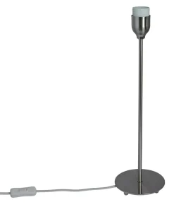 Hot Watt & Veke Line 45 lamp base, Matte chrome Silver-coloured