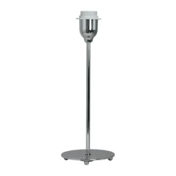 Lamp Bases^Watt & Veke Line 35 lamp base, Silver Silver-coloured