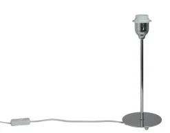 Lamp Bases^Watt & Veke Line 35 lamp base, Silver Silver-coloured
