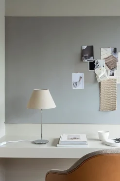 Lamp Bases^Watt & Veke Line 35 lamp base, Silver Silver-coloured