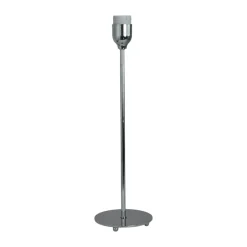 Lamp Bases^Watt & Veke Line 45 lamp base, Silver Silver-coloured