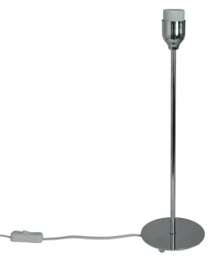 Lamp Bases^Watt & Veke Line 45 lamp base, Silver Silver-coloured