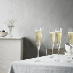Discount Kosta Boda Line champagne glass 15 cl, Clear Transparent