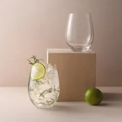 Outlet Kosta Boda Line gin & tonic glass 60 cl, clear Transparent