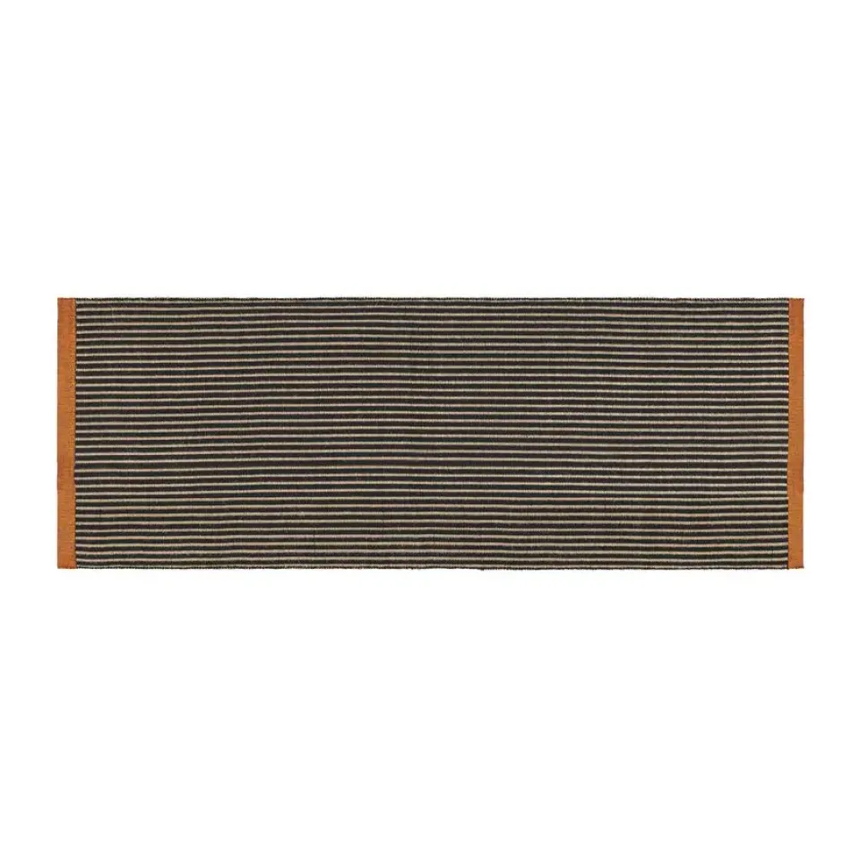 Rug Runners|Jute & Natural Fibre Rugs^Tom Dixon Line rug, 70x250 cm Black