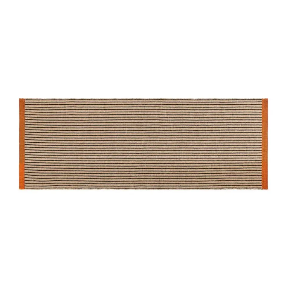 Rug Runners|Jute & Natural Fibre Rugs^Tom Dixon Line rug, 70x250 cm Black