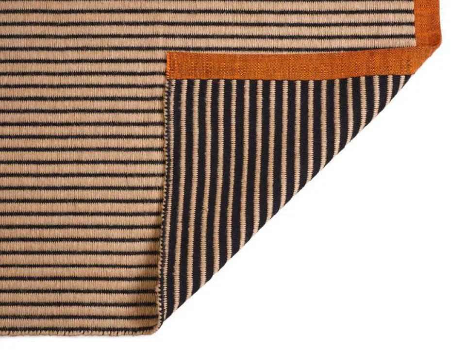 Rug Runners|Jute & Natural Fibre Rugs^Tom Dixon Line rug, 70x250 cm Black