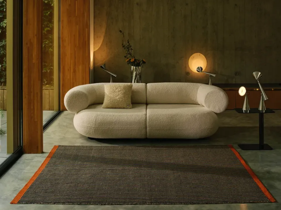 Outlet Tom Dixon Line rug, 170x240 cm Black