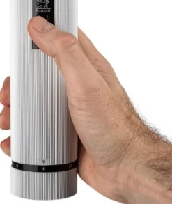 Best Peugeot Line Z Electric salt grinder 15 cm, Aluminium Grey