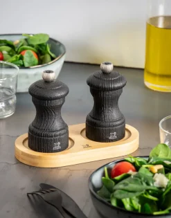 Salt & Pepper Grinders^Peugeot Linea spice mill stand without handle, Natural Beige