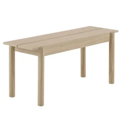 Hot Muuto Linear bench, oak, 110 cm Beige