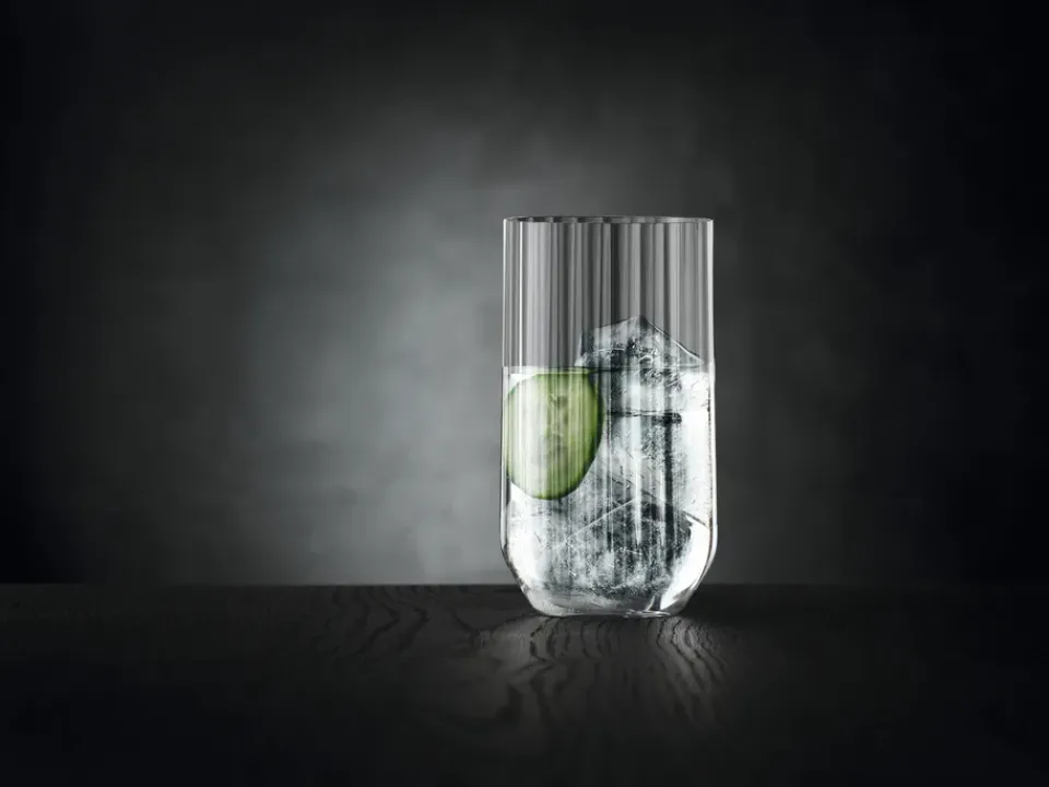 Long Drink & Highball Glasses^Spiegelau Linear long drink glass 44.5 cl 4-pack, Clear Transparent