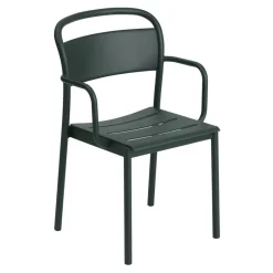 Seating^Muuto Linear steel armchair, Dark Green