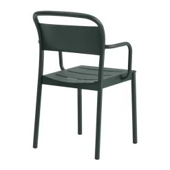 Seating^Muuto Linear steel armchair, Dark Green