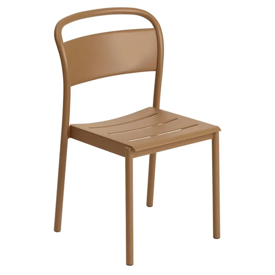 Sale Muuto Linear steel side chair, Burnt Orange