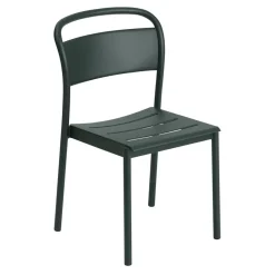 Sale Muuto Linear steel side chair, Dark Green